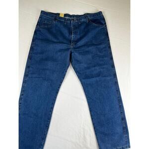 Mens Blue Wrangler NWT size 46 inseam 32 flex Denium